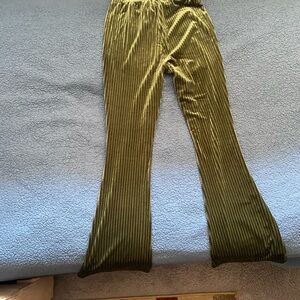 SHEIN Olive Green Wide Leg Pants